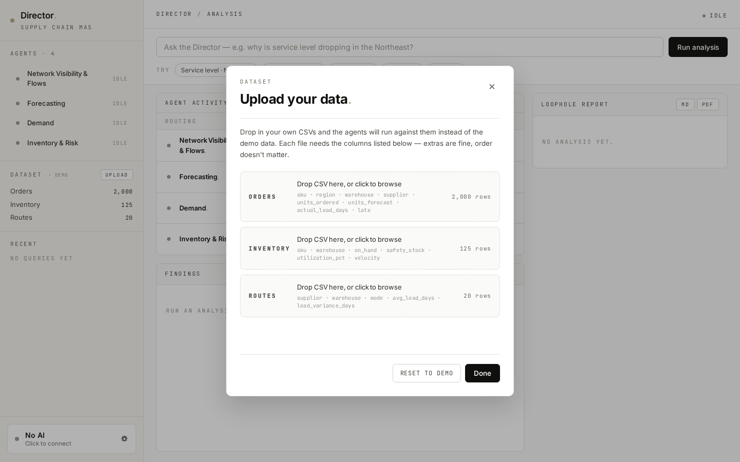 Upload UI — successful 180k rows